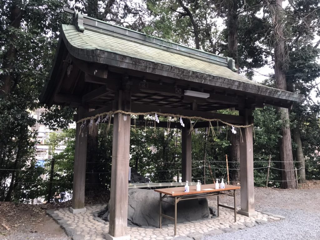 草薙神社の手水舎