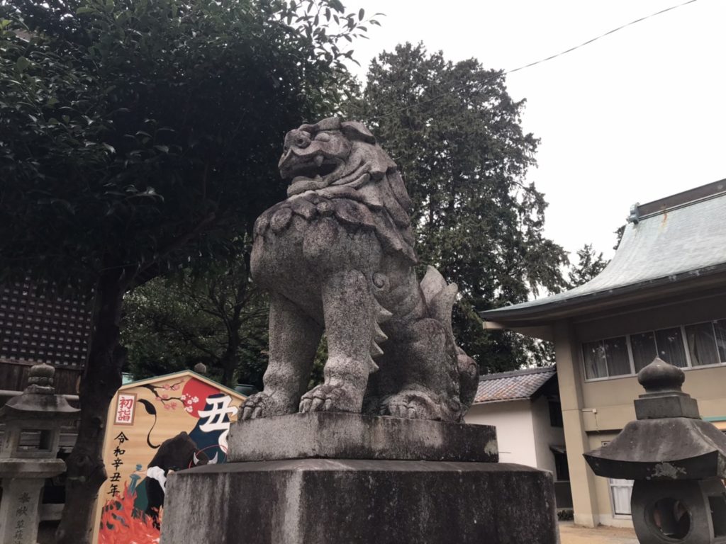 草薙神社_狛犬_阿