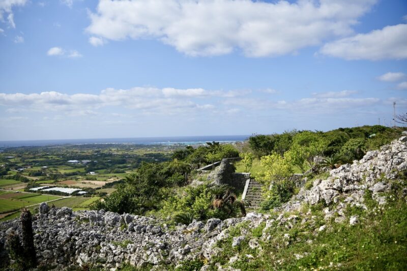 与論城跡 龍の頭