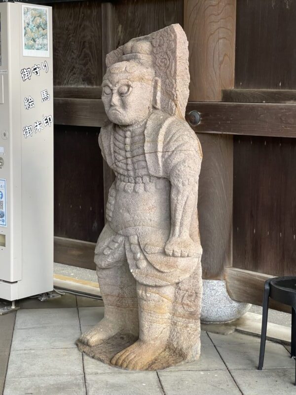 下田八幡神社 仁王像 吽形