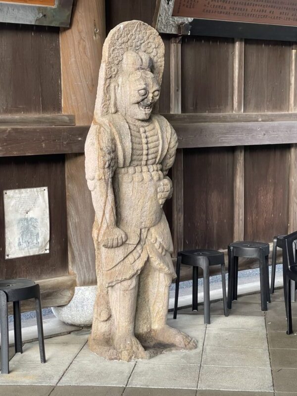 下田八幡神社 仁王像 阿形