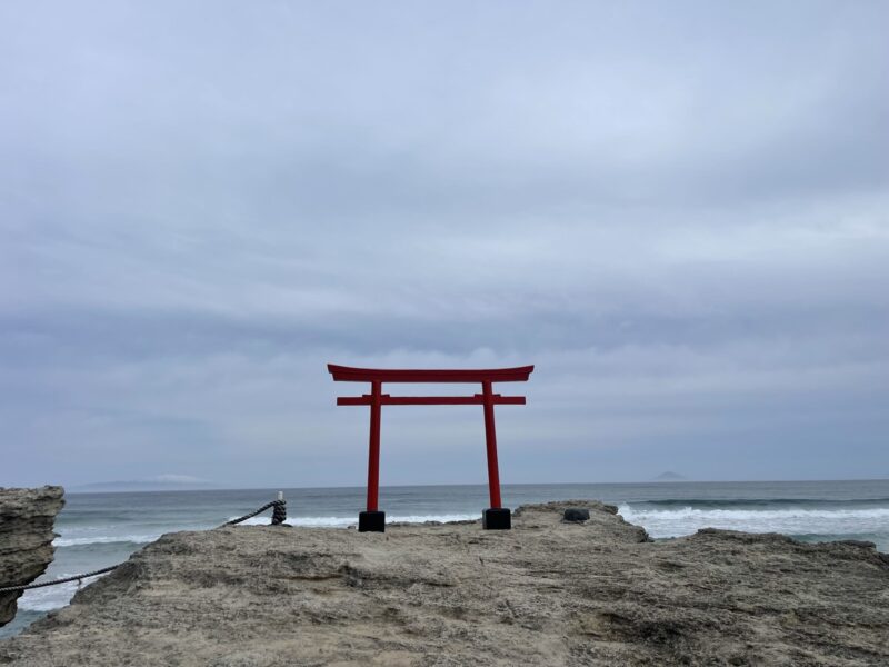 伊古奈比咩命神社 海岸鳥居